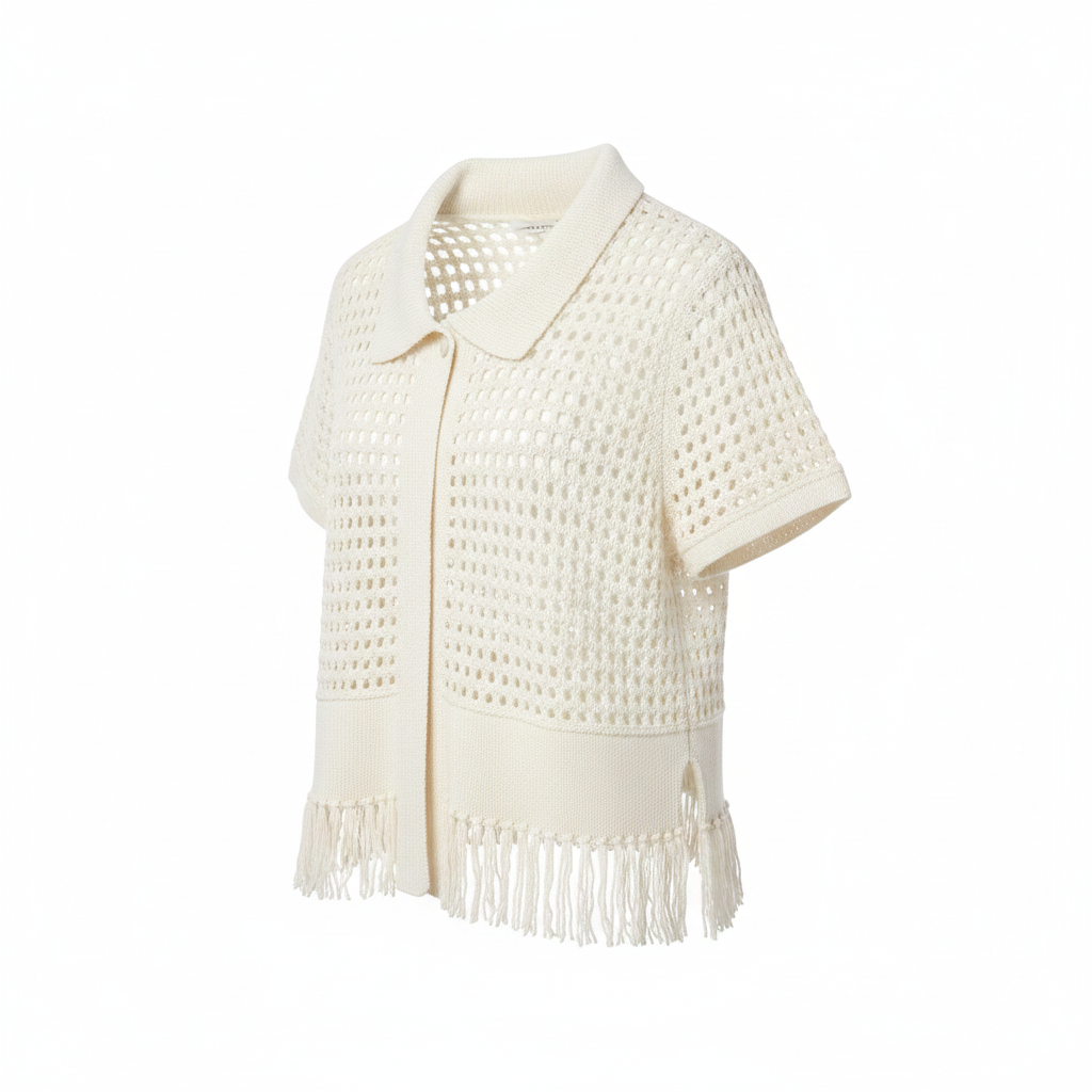 scalloped edge jackets for women