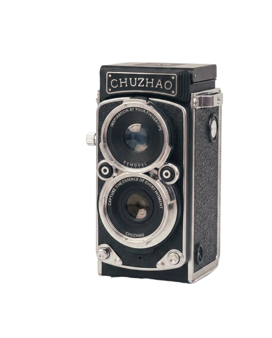 Vintage Twin-Lens Mini Digital Camera