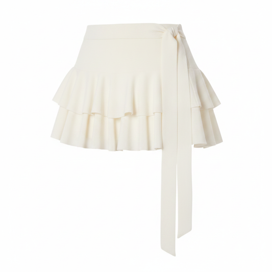 Women's mini skirt polka dot shorts