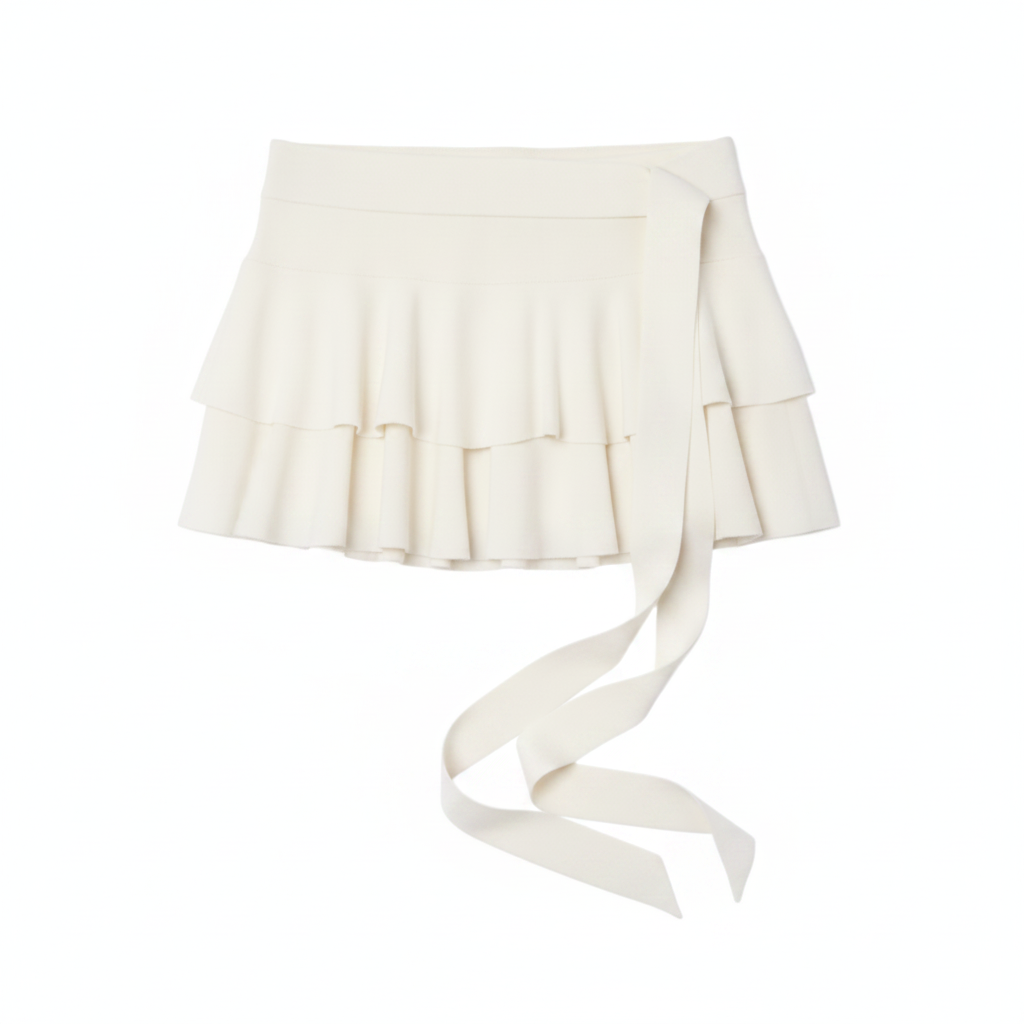 Women's mini skirt polka dot shorts