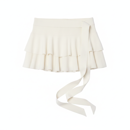 Women's mini skirt polka dot shorts