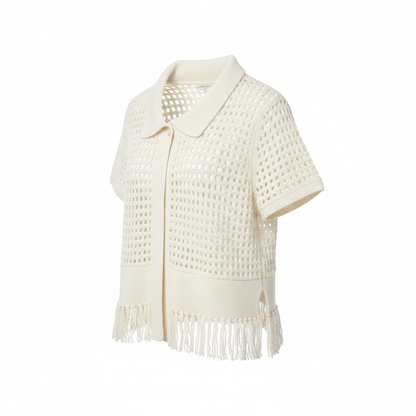 scalloped edge jackets for women