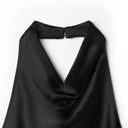 Women's satin halter tops